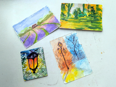 Превью публикации Фиолетовый мир Ирины Поволоцкой: метафорические ассоциативные карты для раскрытия воображения