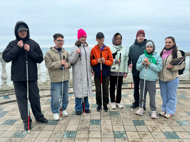 превью публикации Дети с нарушением зрения съездили на музыкальную смену в «Орленок»